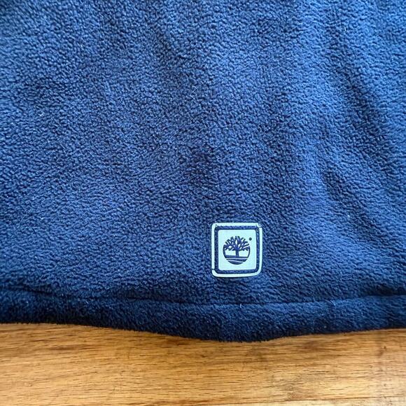 Timberland Boys Navy Blue Full Zip Mockneck Fleece Jacket Size 6 School Outdoor - Picture 11 of 12